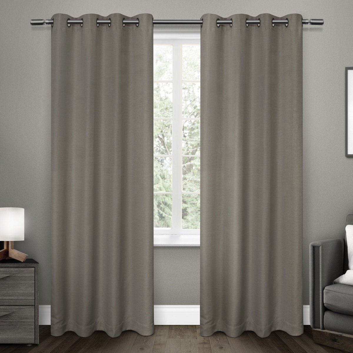 Шторы с горизонтальными полосами