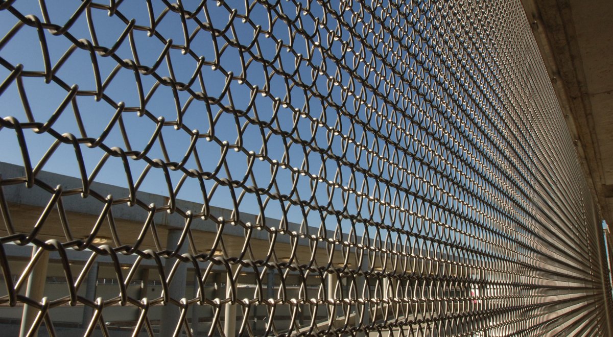 Металлическая сетка интерьерная