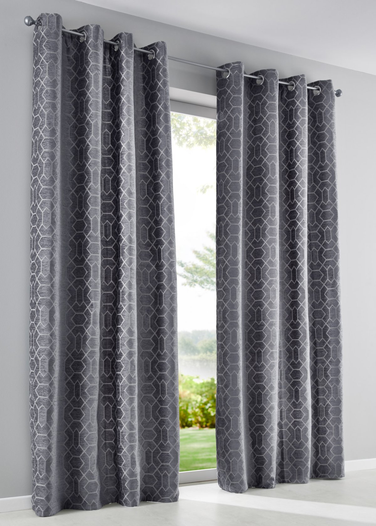 Шторы по полу