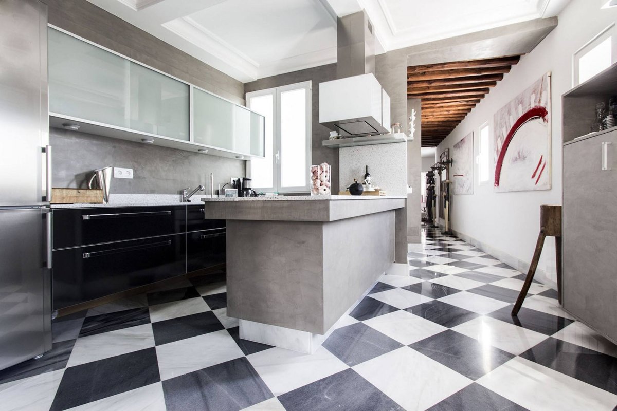 Кухня Nolte микроцемент