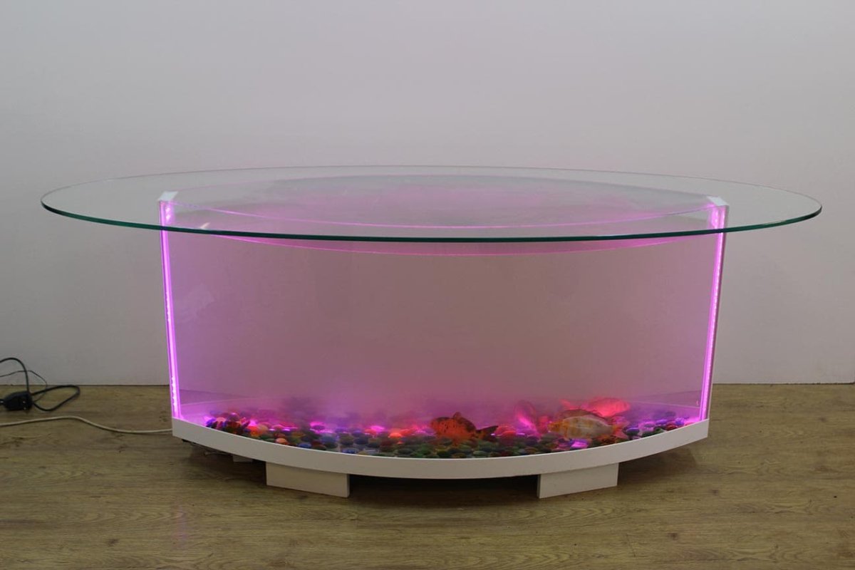 Журнальный столик аквариум