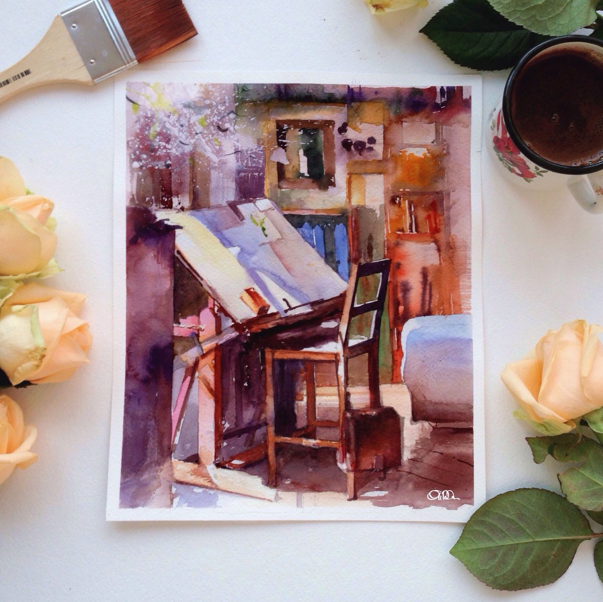 Крутой подарок для художника акварелью