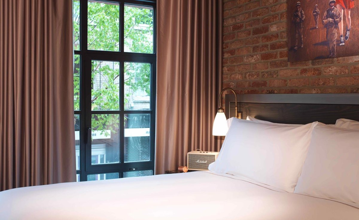 Портьеры в гостинице