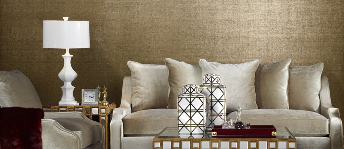 Штукатурка под ткань в интерьере