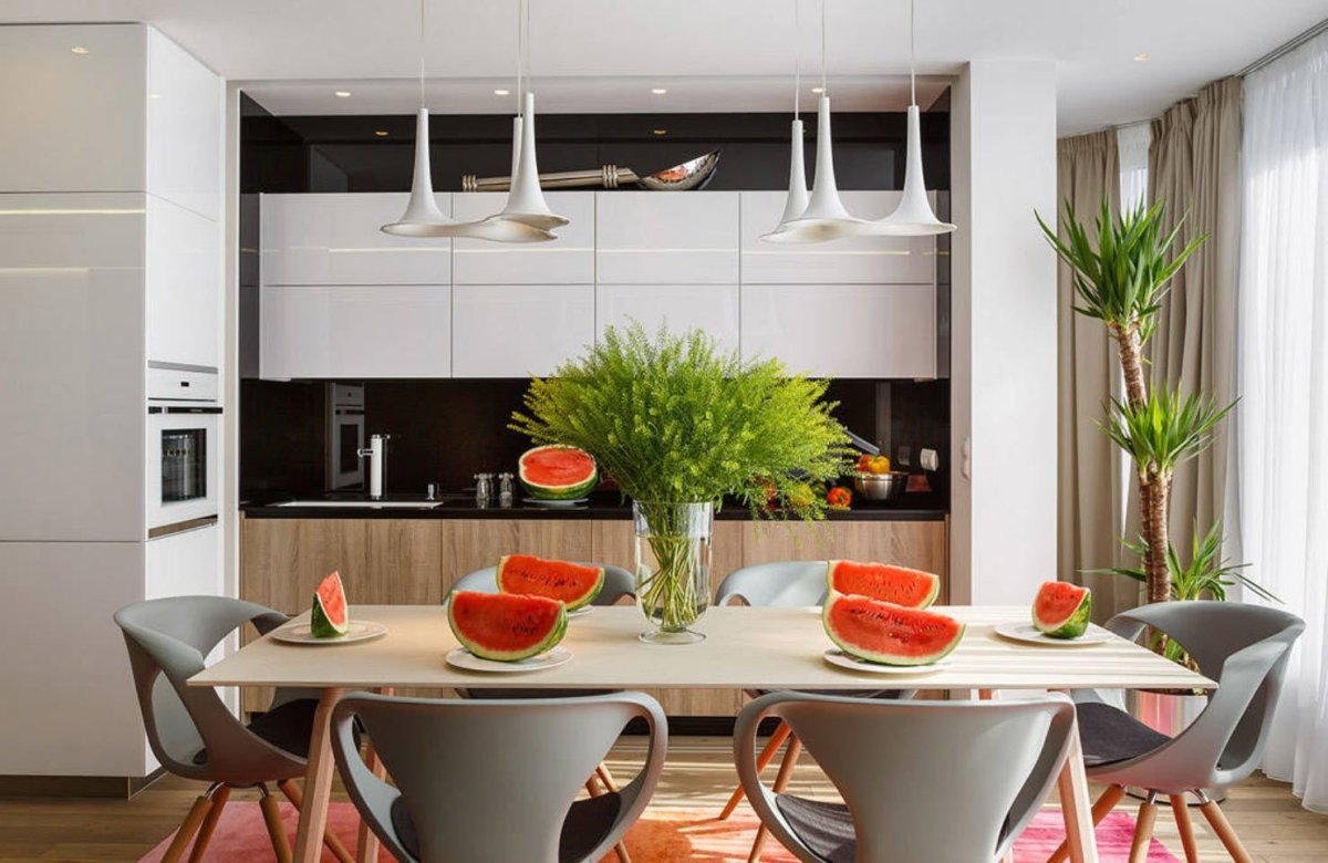 Бежевые кухни