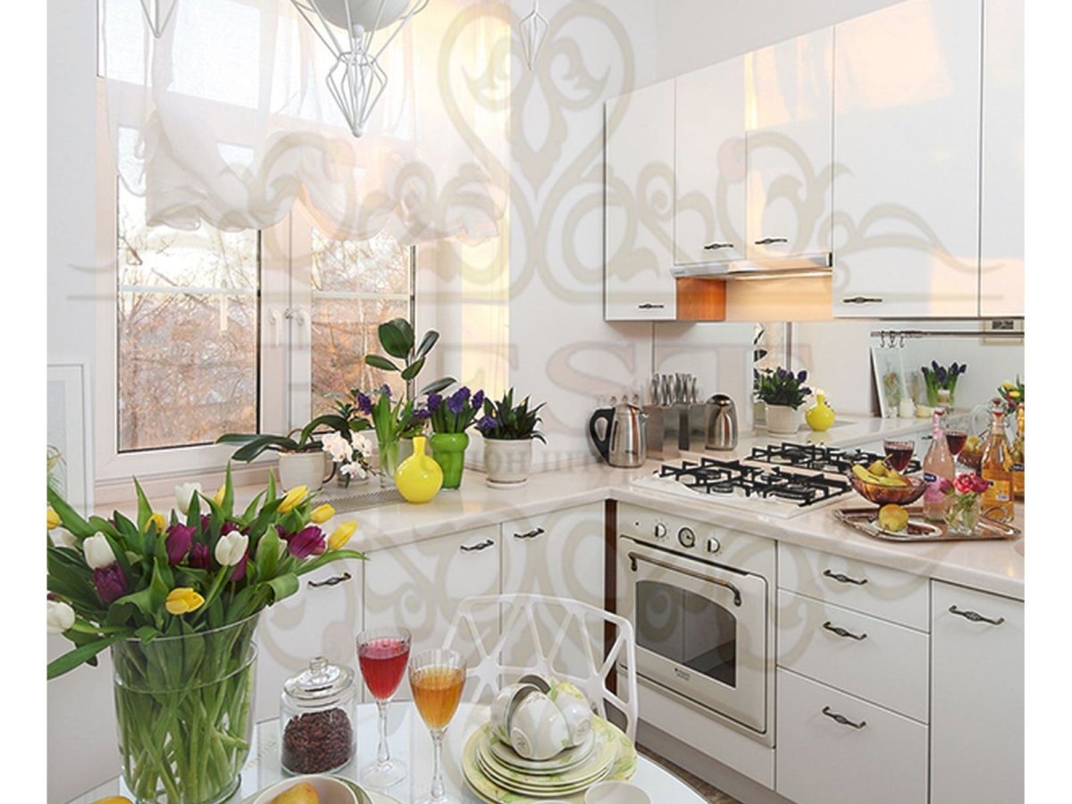 Интерьер кухни в обычной квартире