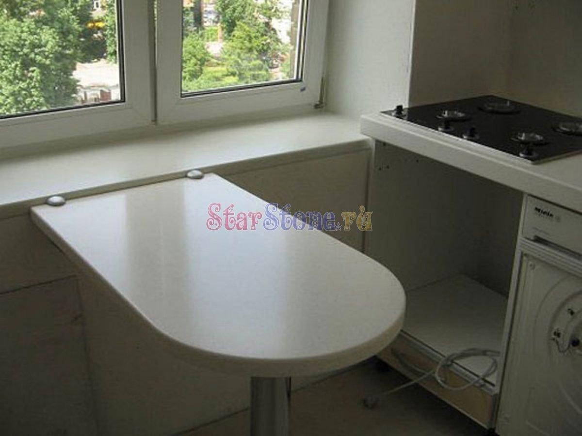 Кухня икеа столешница подоконник