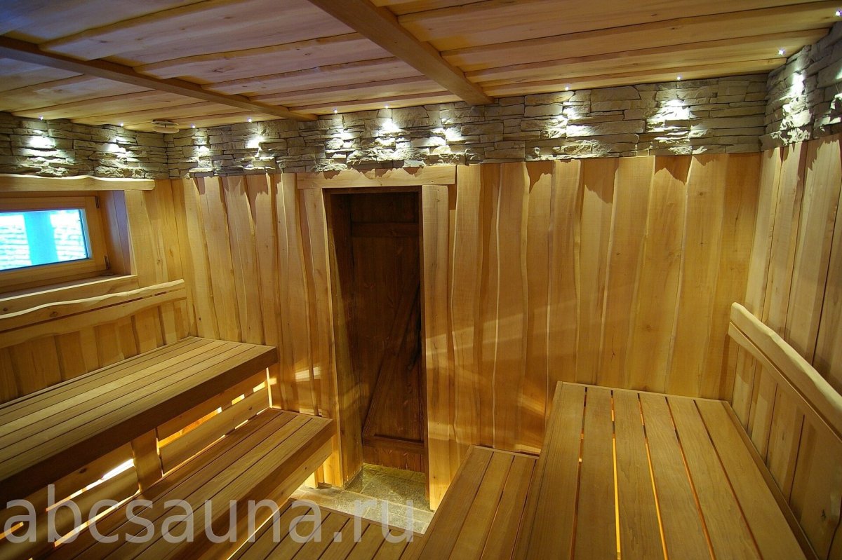 Обшить баню горбылем внутри