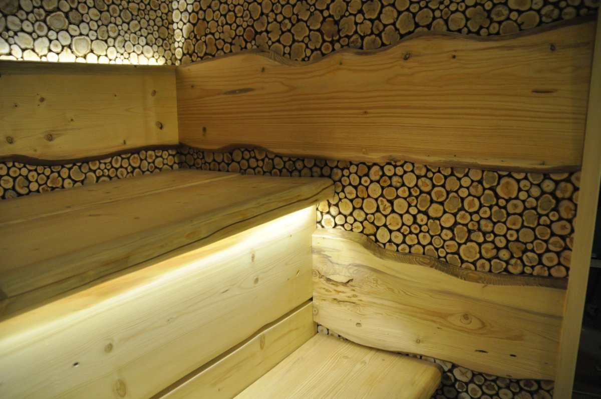 Обшить баню горбылем внутри