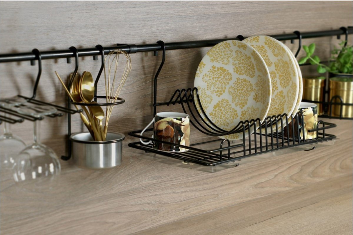 Полка навесная на рейлинг 20х10х16см an52-134 4/24