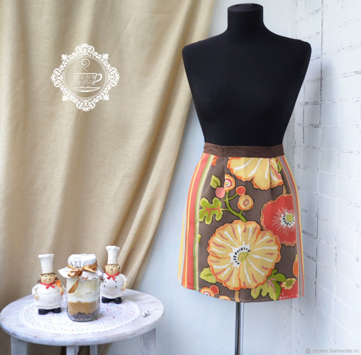 Фартук с рюшами