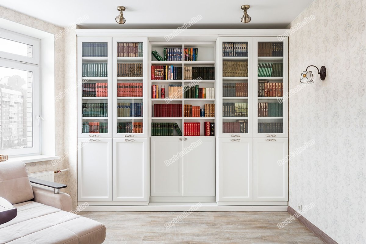 Раздвижной книжный шкаф