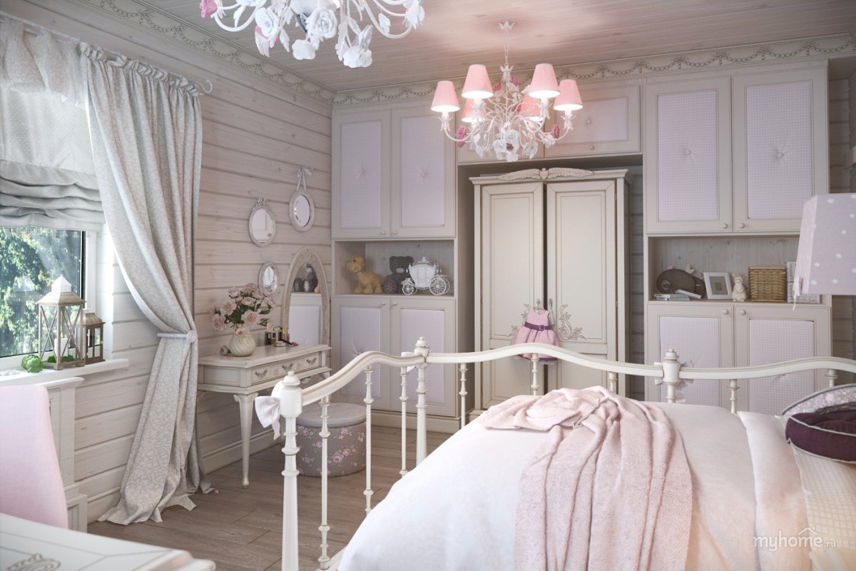 Лавандовая спальня в стиле Прованс