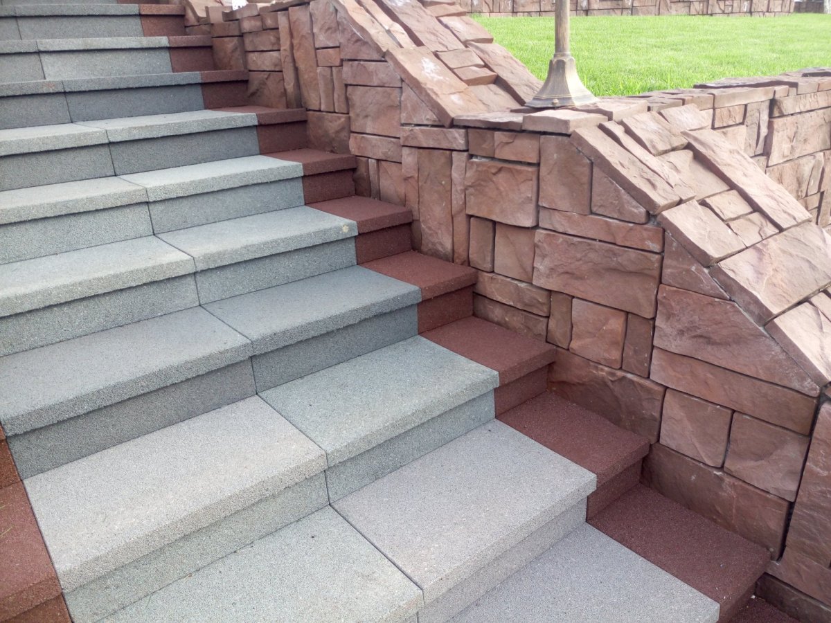 Терраса парапет гранит Бейнбрук Браун