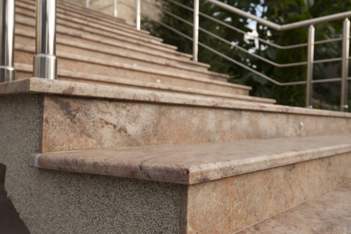 Плита гранит кварцевая волна 770*600