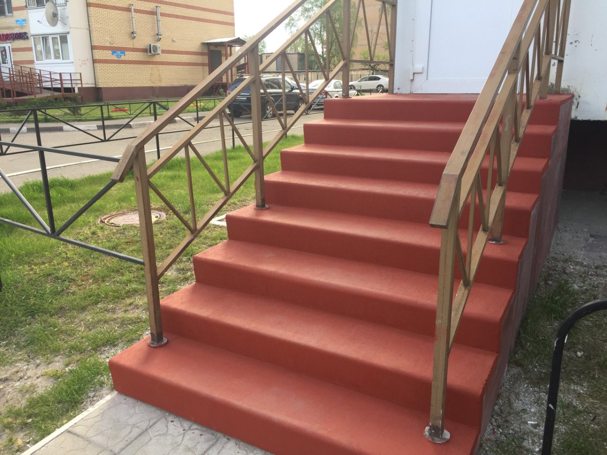 Ступени из террасной доски