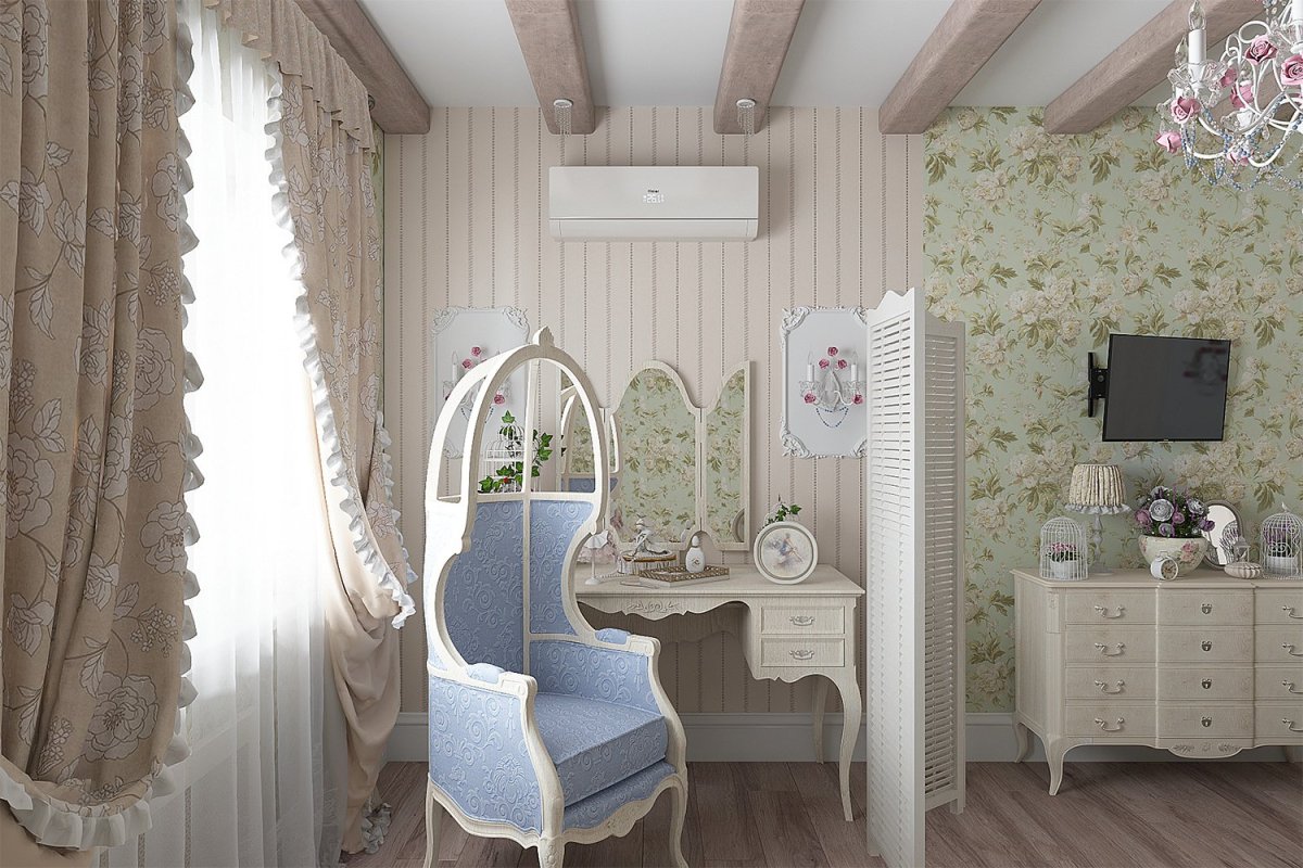 Комната для девочки в стиле Прованс