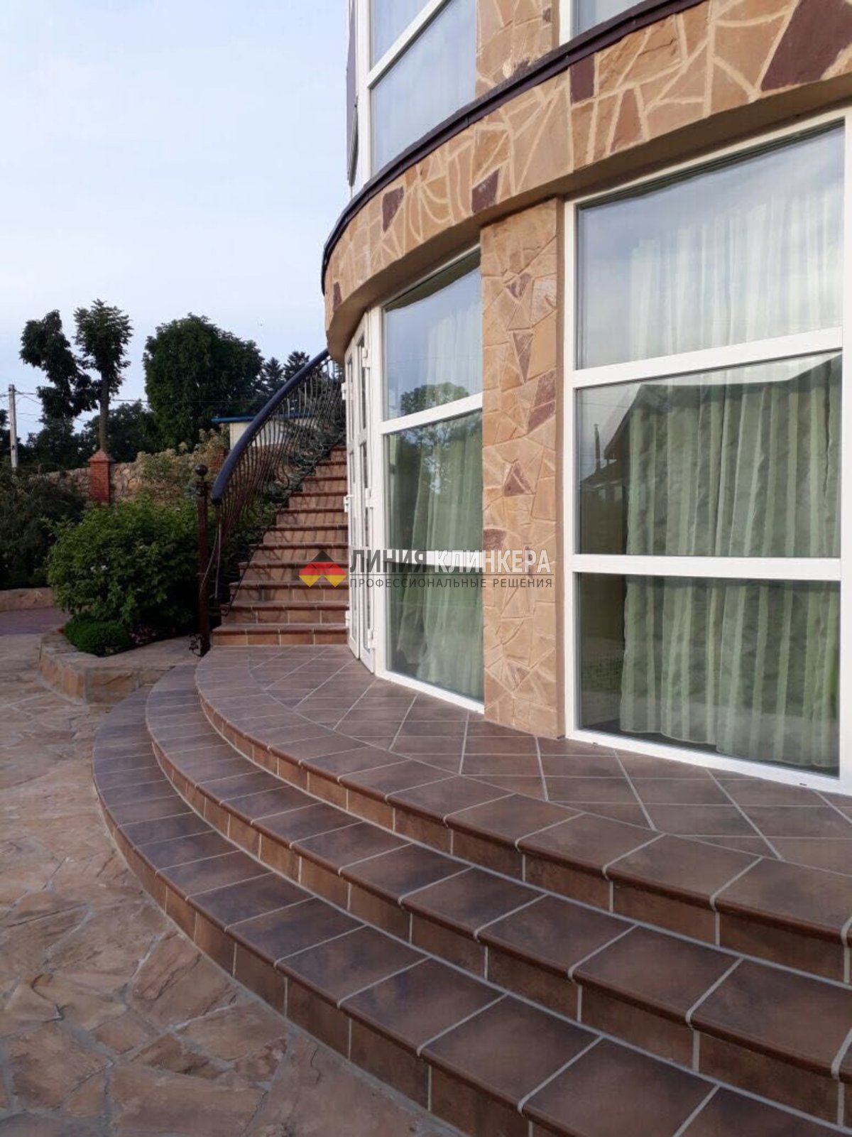 Отделка ступеней гранитом