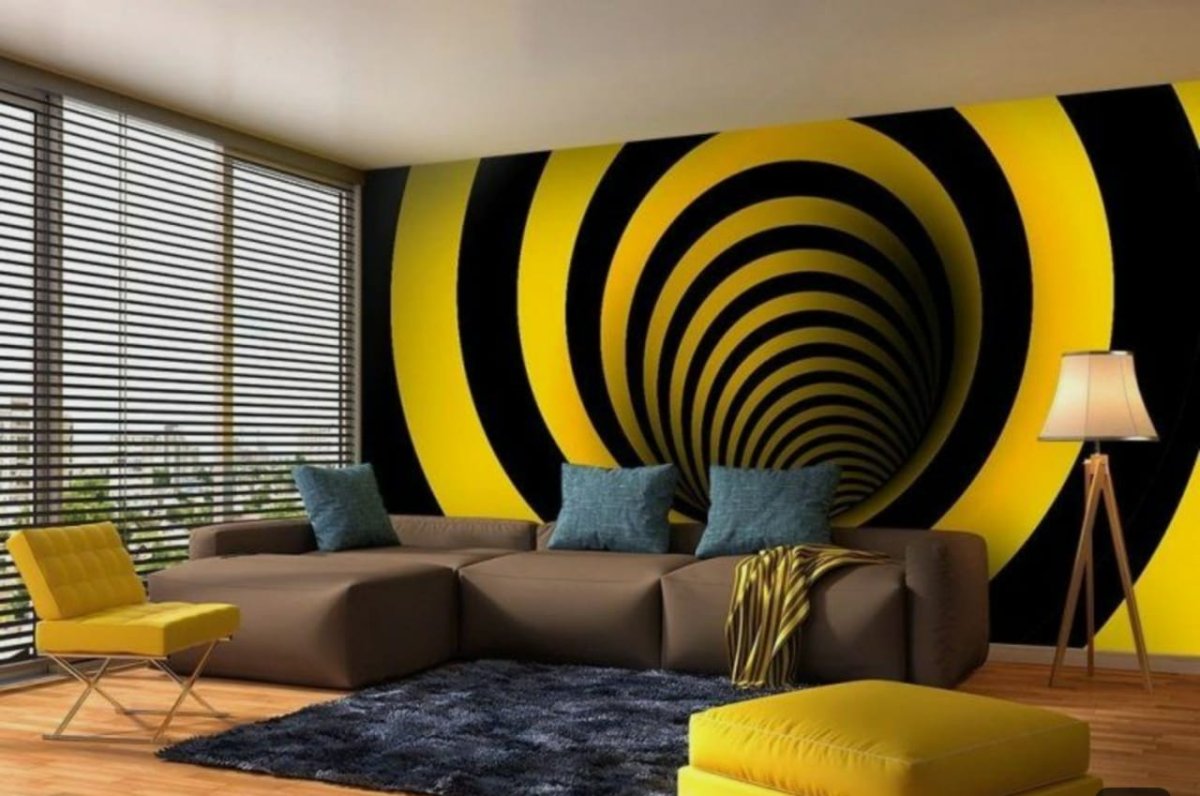 Желтая спальня для подростка