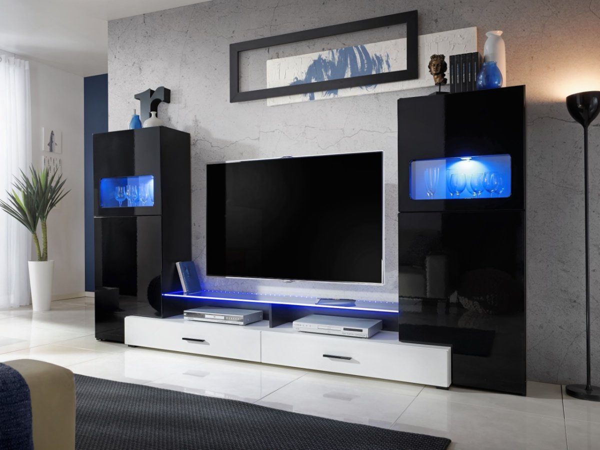 Современные стенки в гостиную