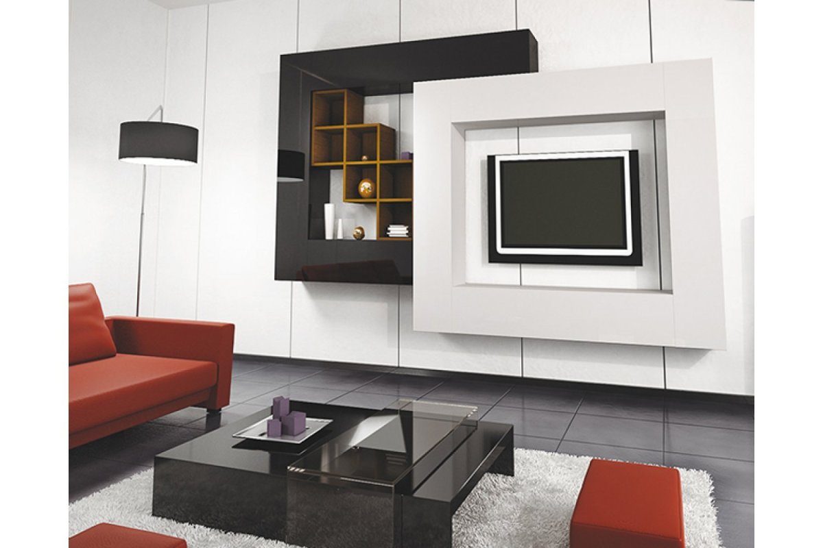 Стенка в гостиную Hi Tech