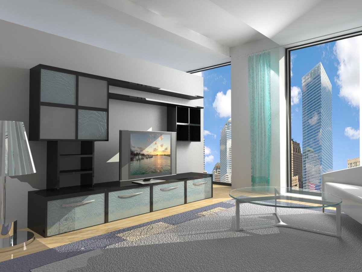 Стенка Fly i1 белая