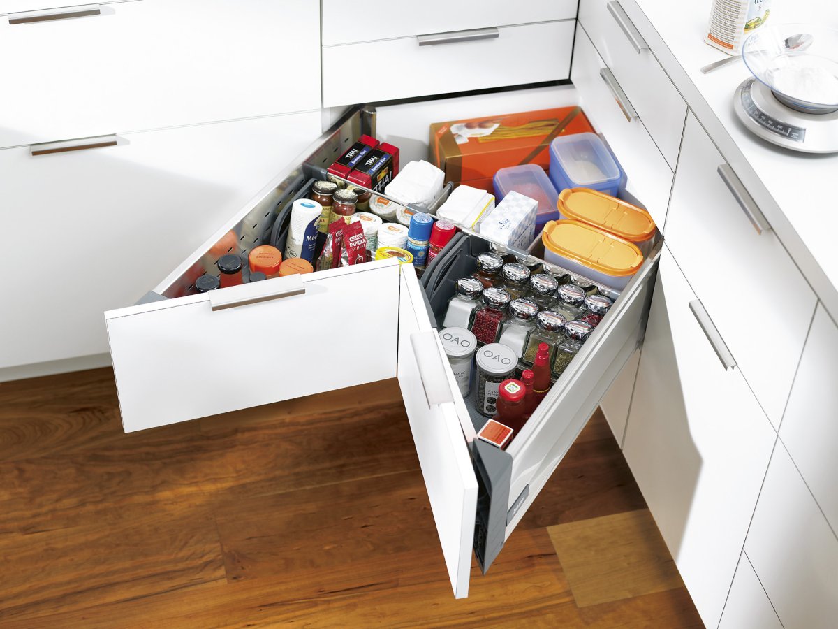 Расположение кухонной техники