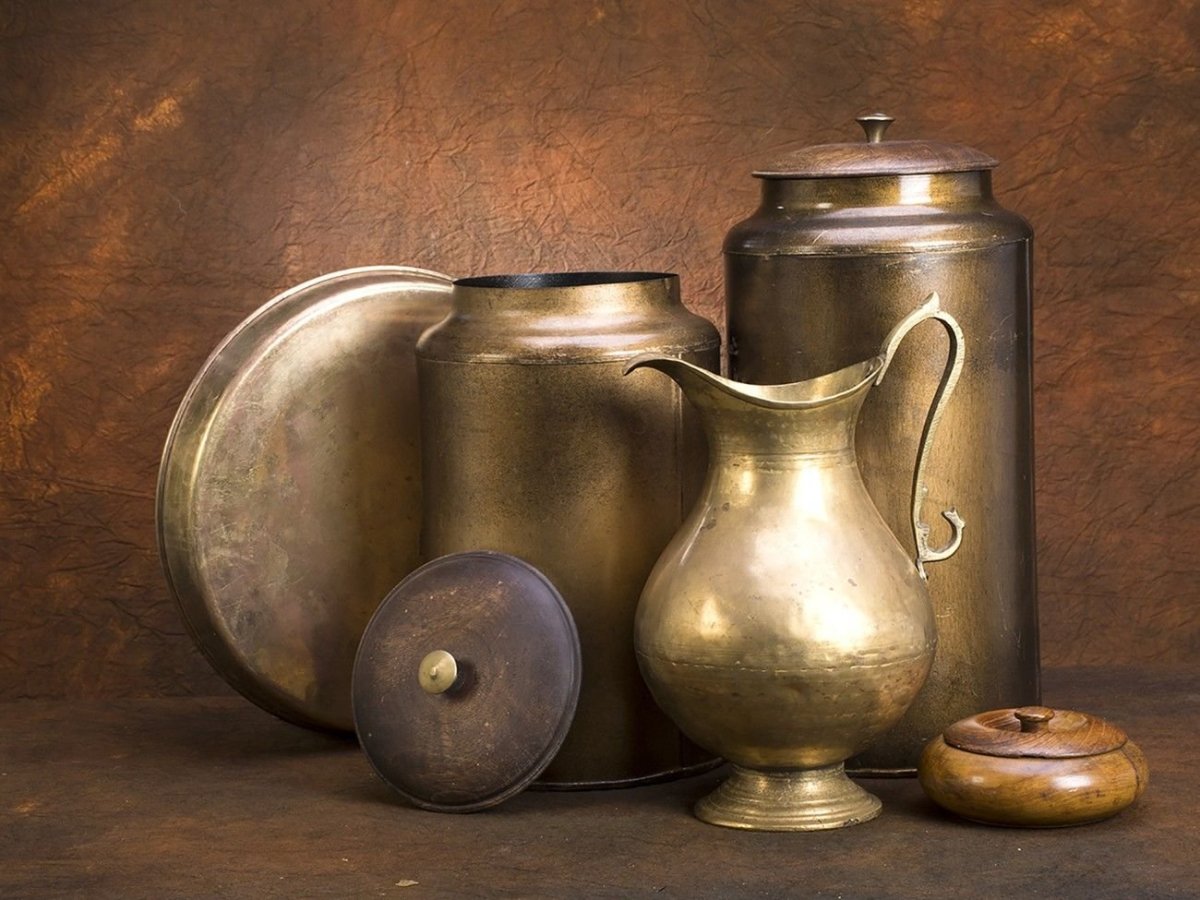 Натюрморт кухонная утварь