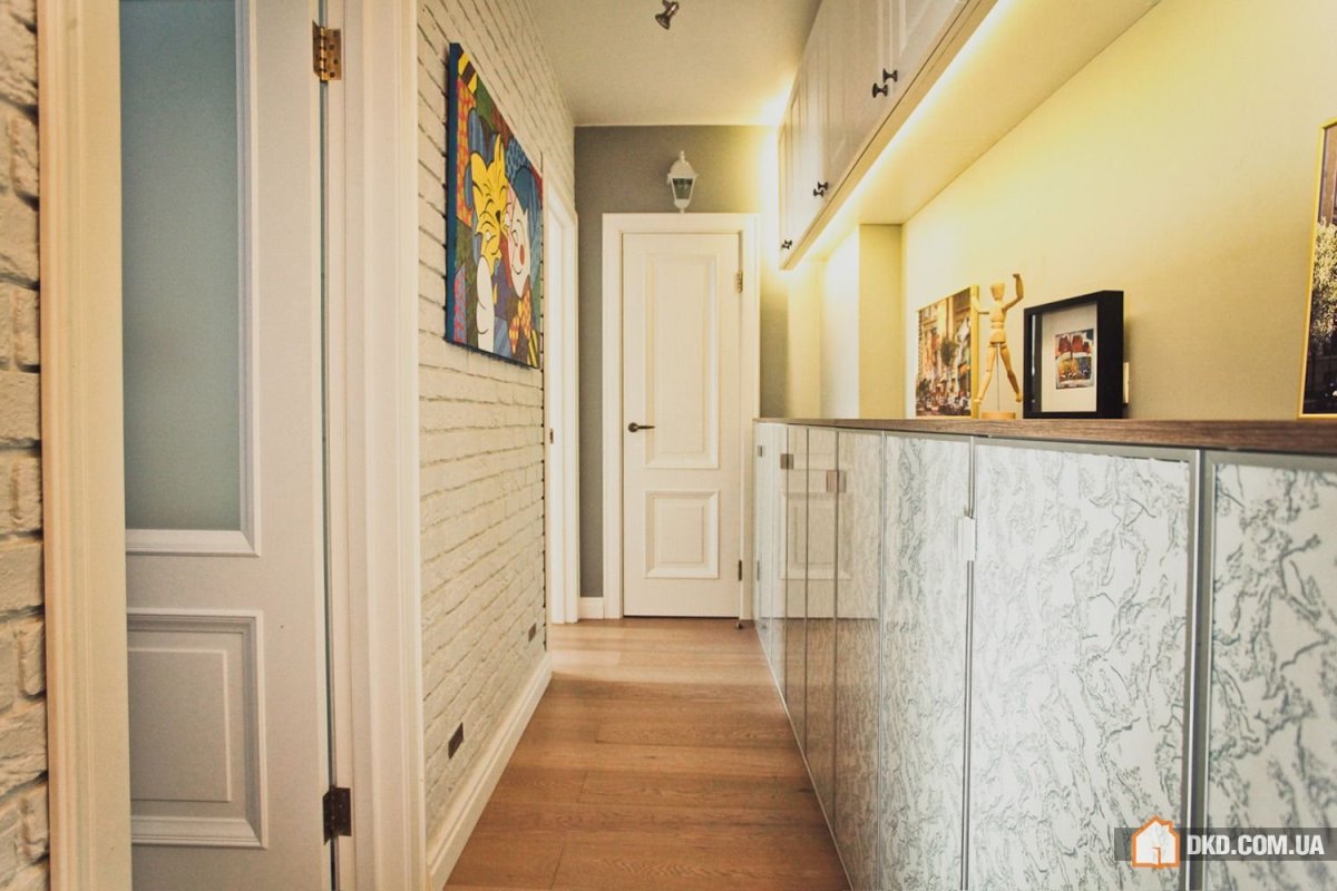 Вагонка в интерьере коридора фото