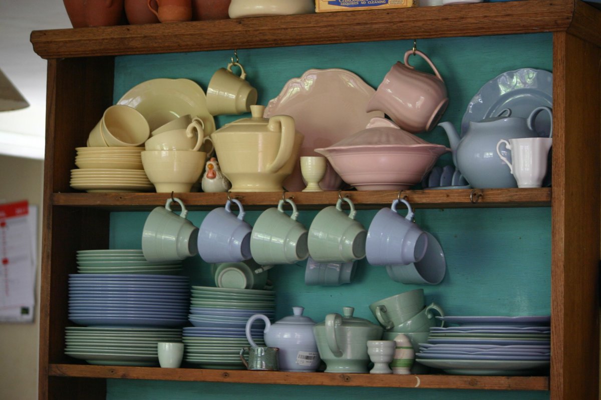 Посуда в стиле ретро