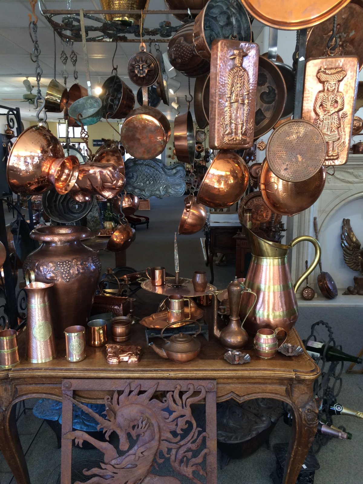 Старинные вещи из меди