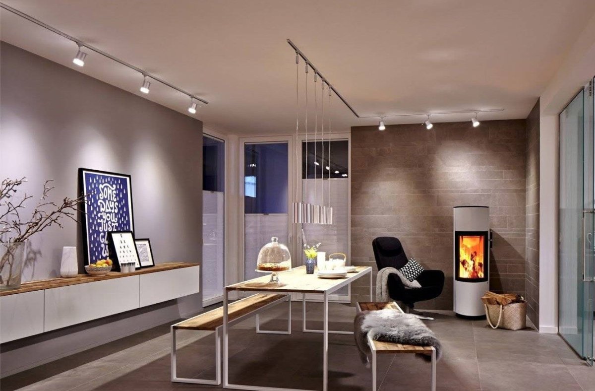 Вечернее освещение в интерьере