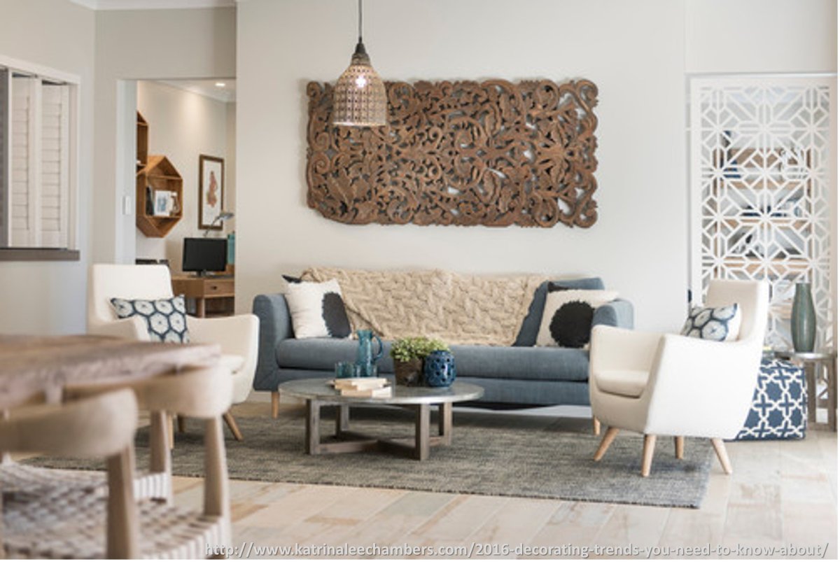 Акцентная стена в спальне