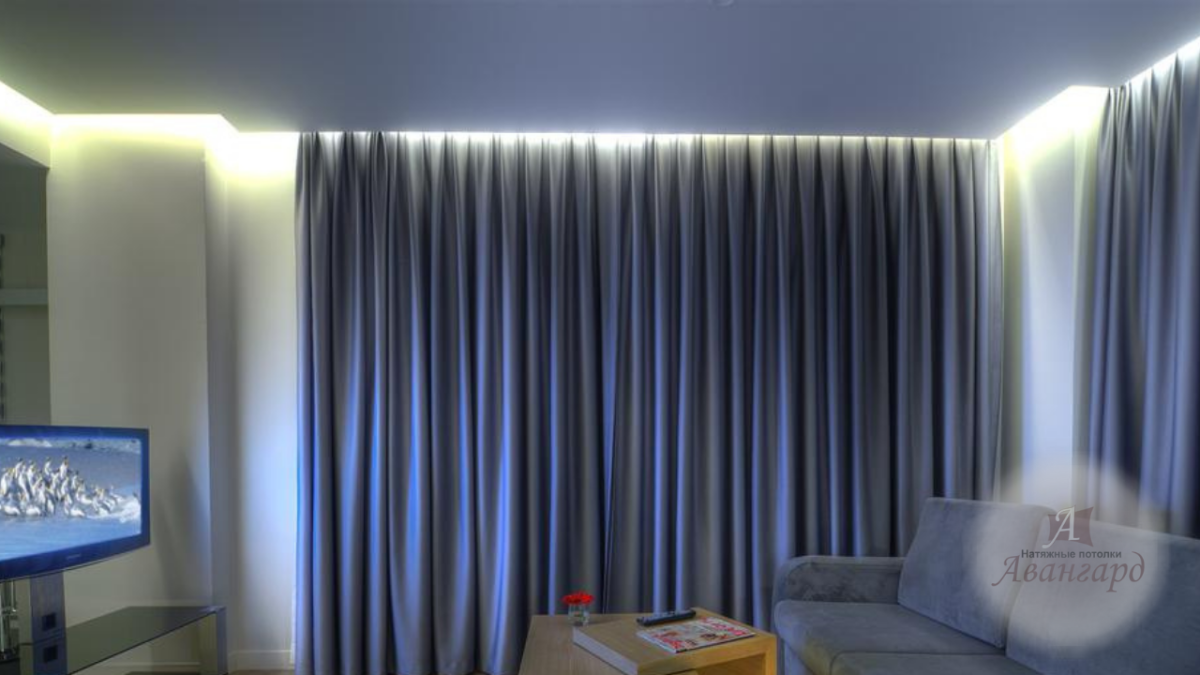 Закарнизная подсветка в интерьере