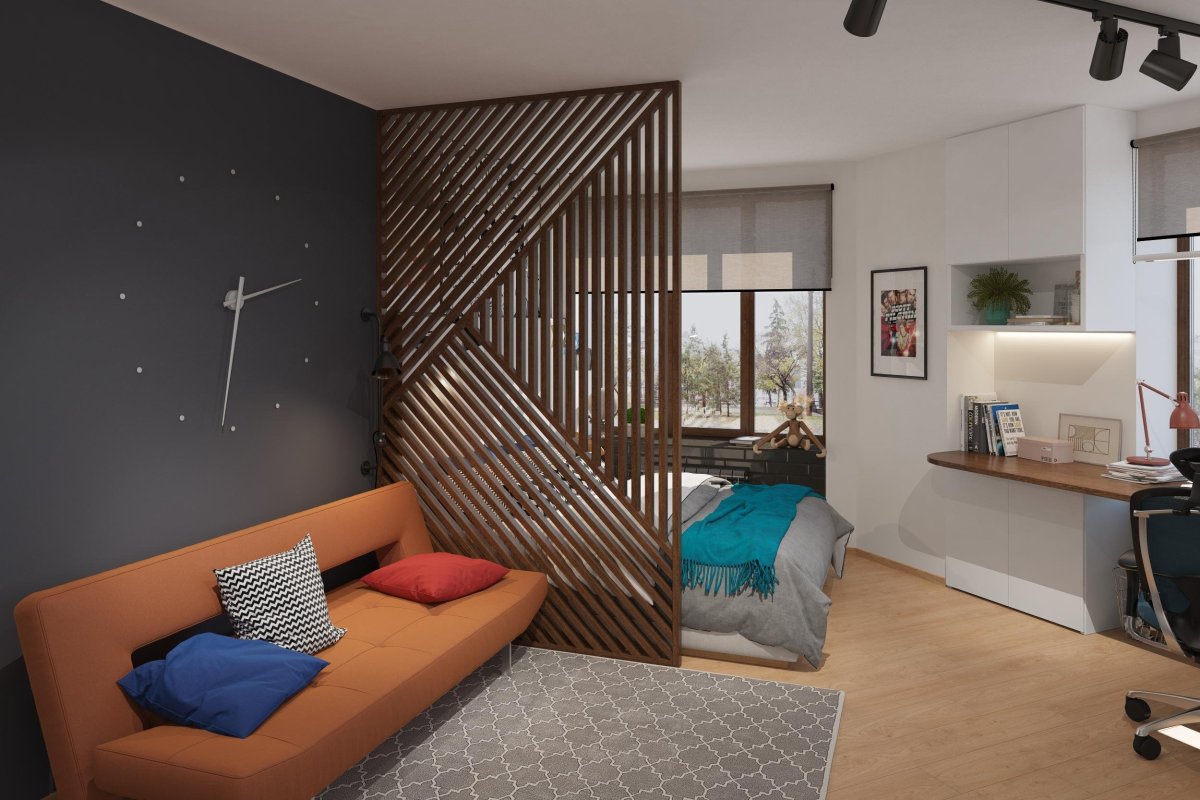 Перегородка из дерева ячейки