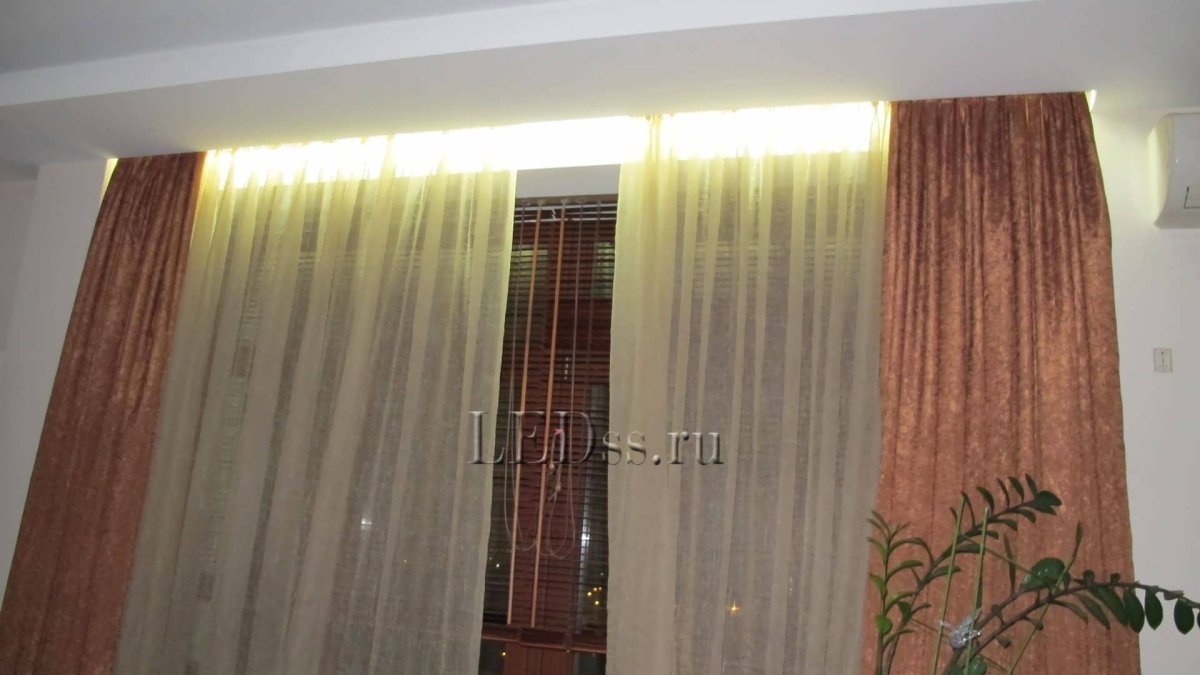 Подсветка штор РГБ