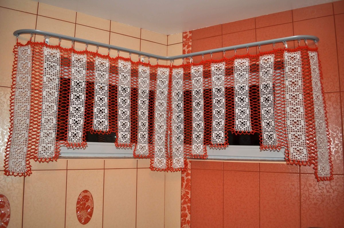 Занавески крючком