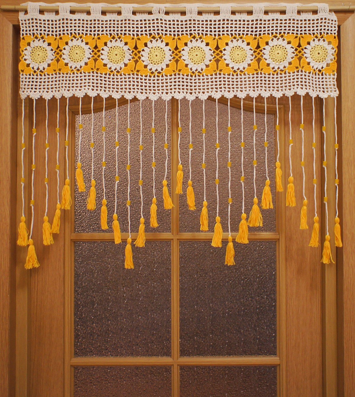 Очарование деревенского стиля штора крючком