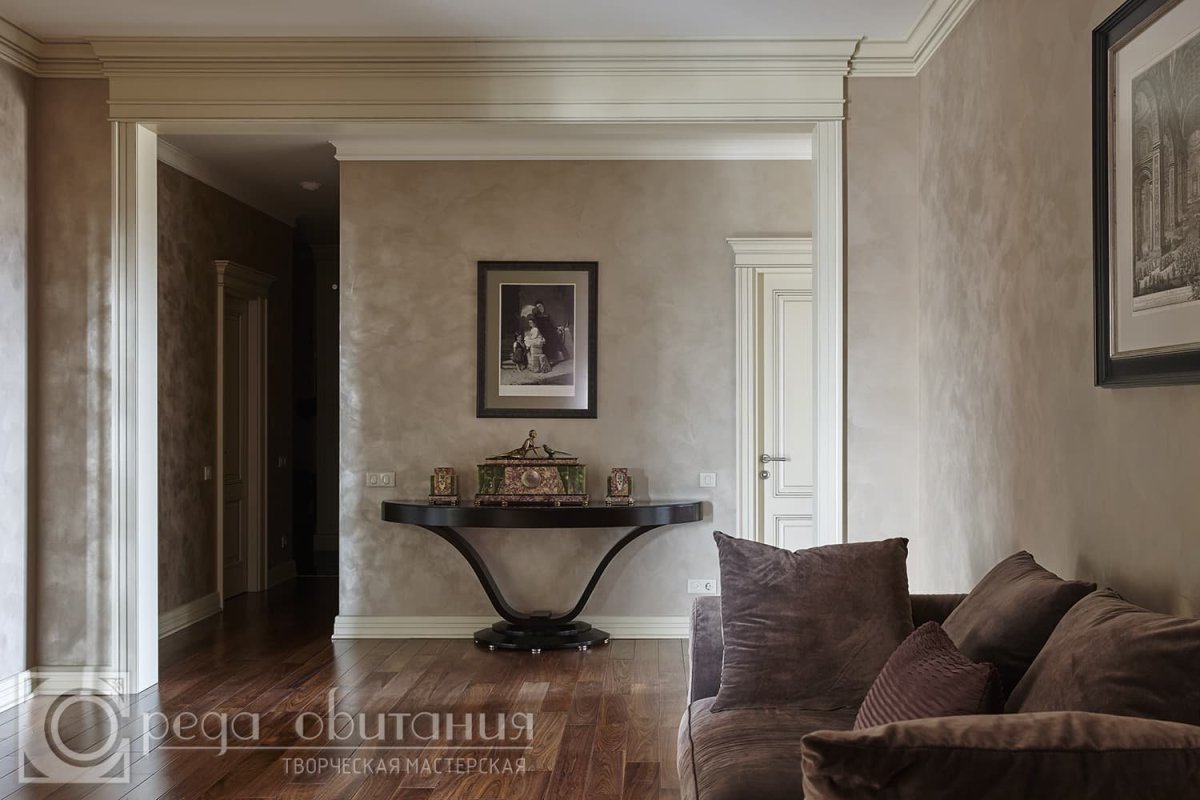 Обои венецианка в интерьере