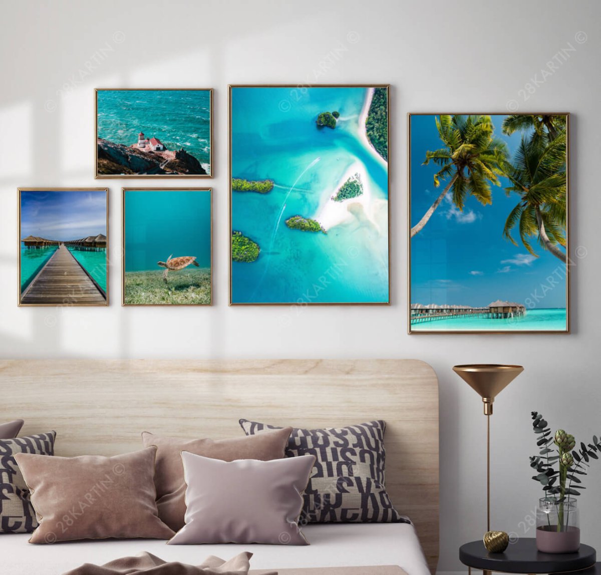 Холст в интерьере