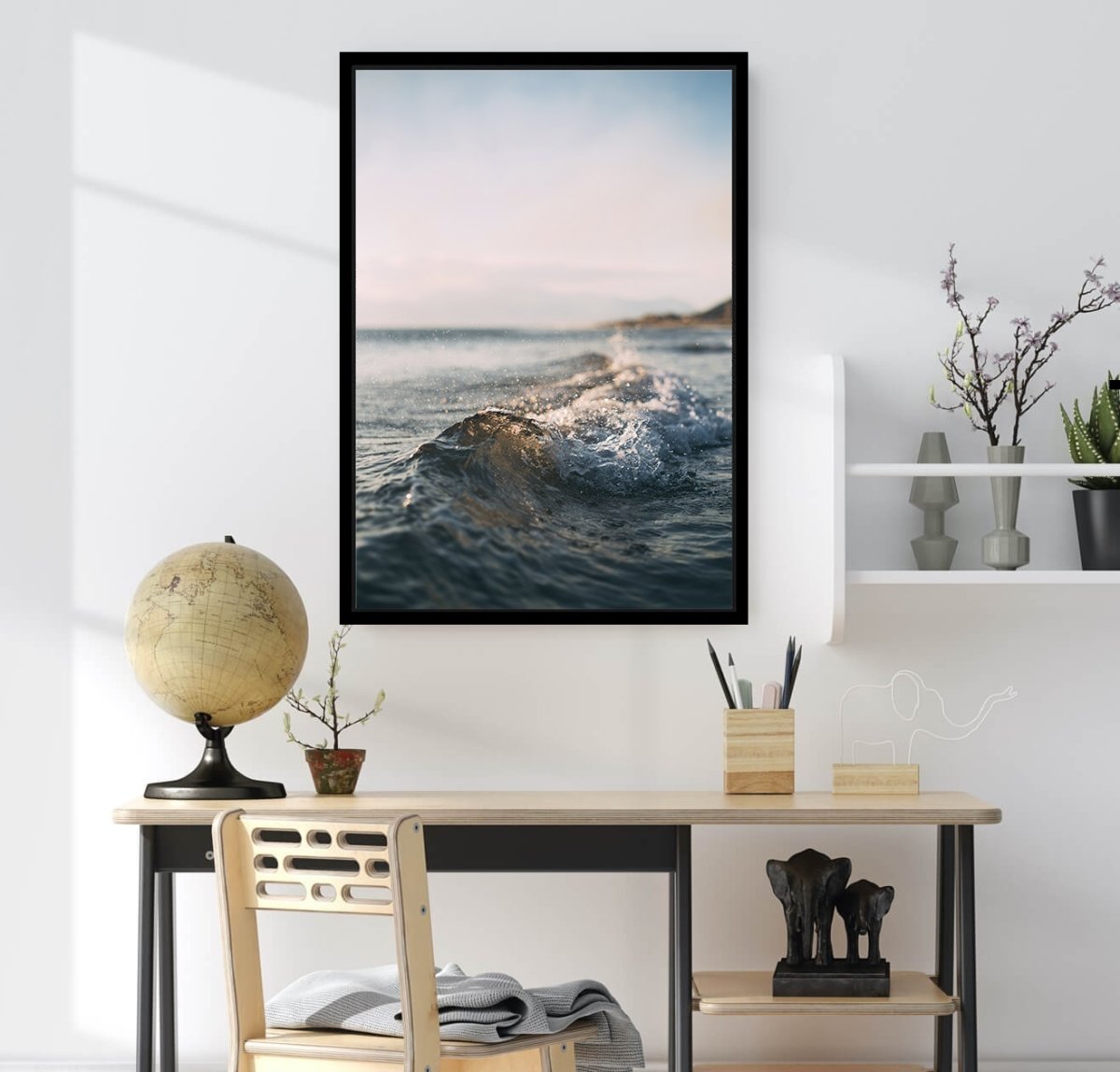 Постеры с морской тематикой в интерьере