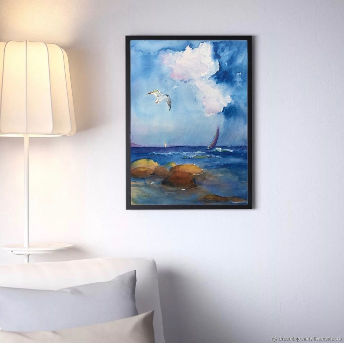 Морской пейзаж в интерьере