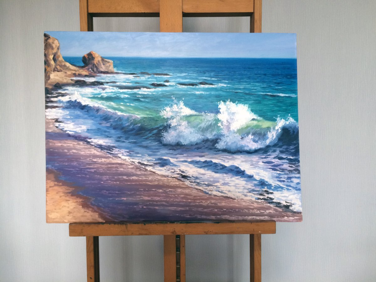 Купить картину для интерьера море и пляж