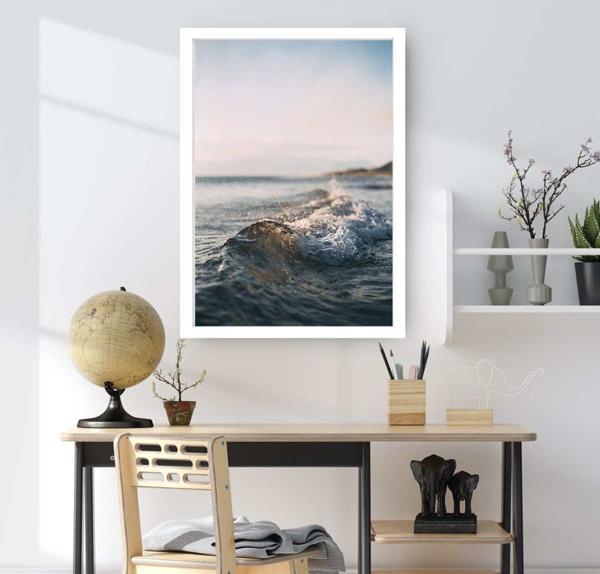 Морской пейзаж на стене