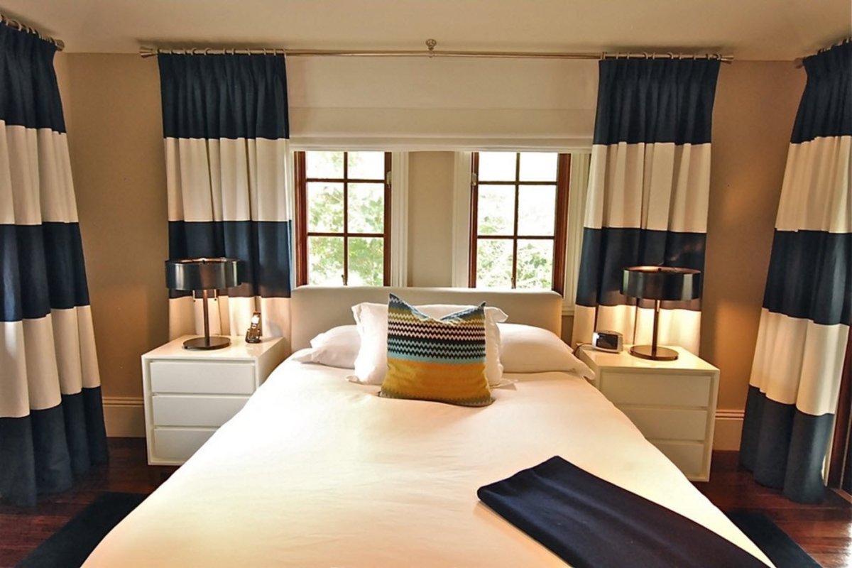 Шторы в полоску