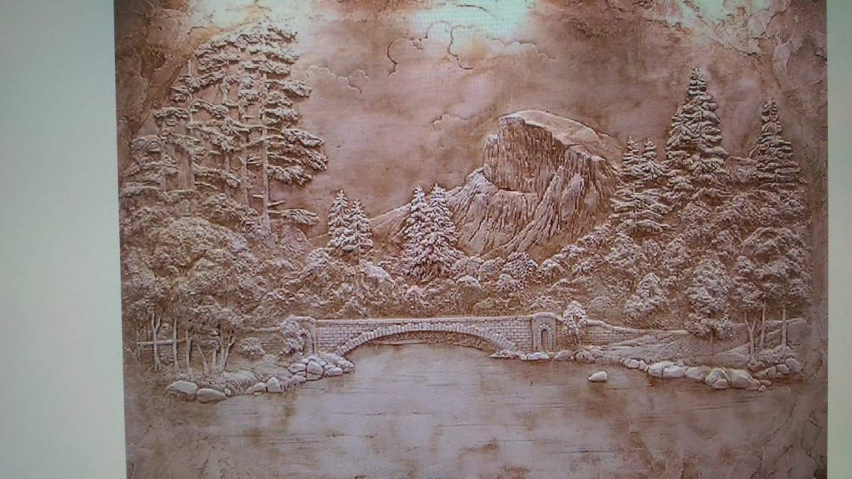 Декоративная штукатурка панно