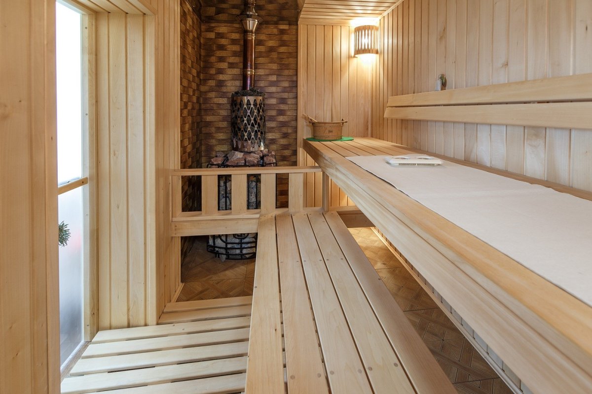 Дизайнерская отделка бани