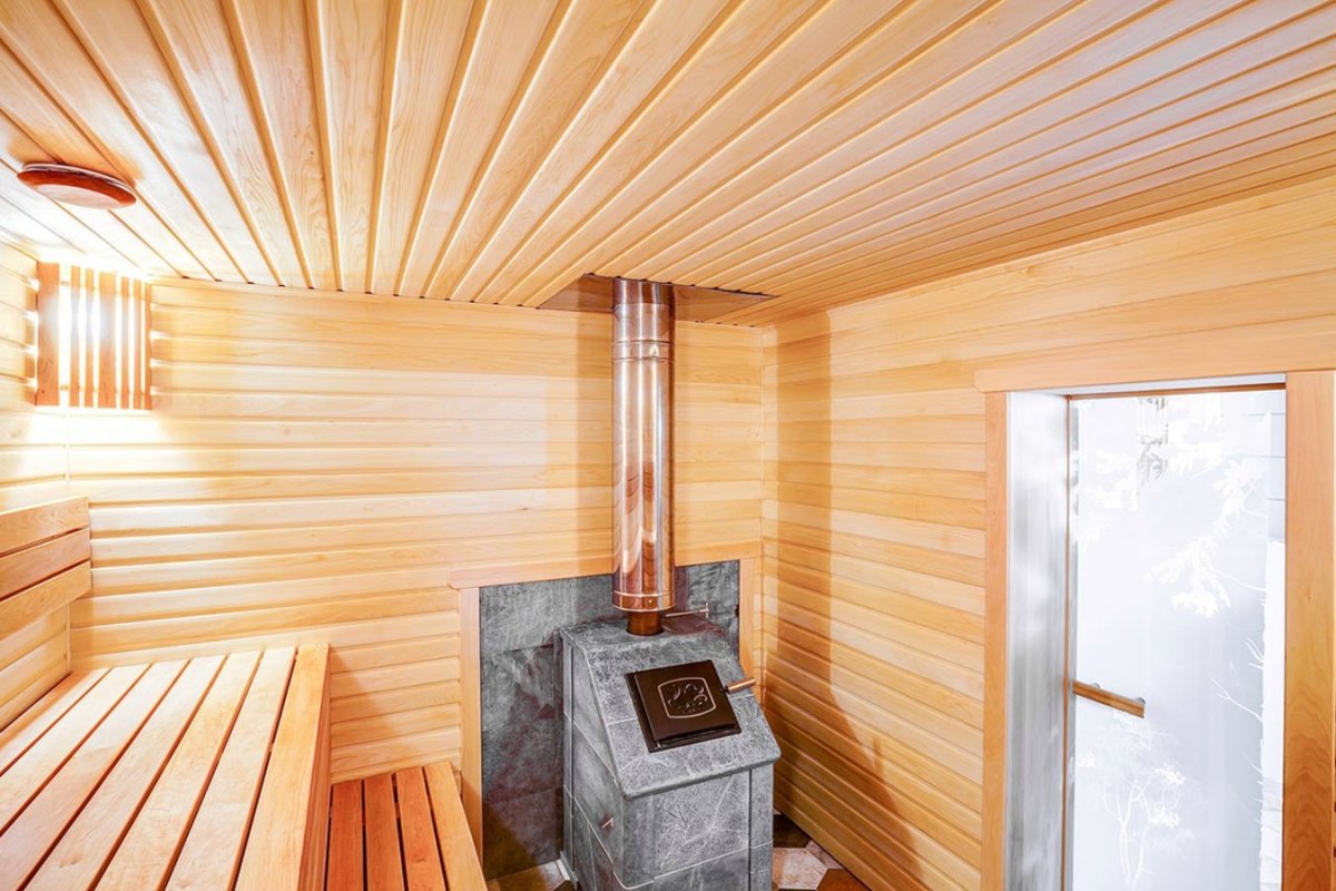 Баня бруса 2х3 внутри