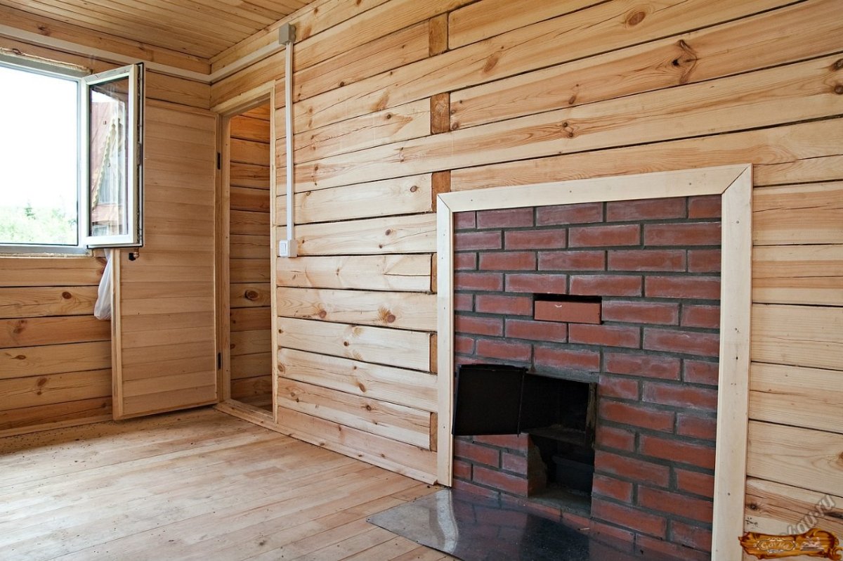 Отделка предбанника вагонкой