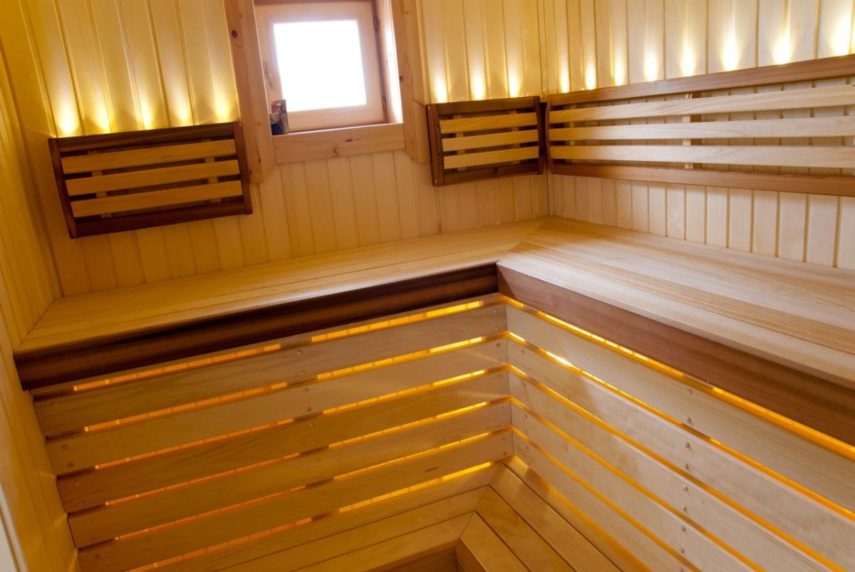 Отделка бани внутри вагонкой